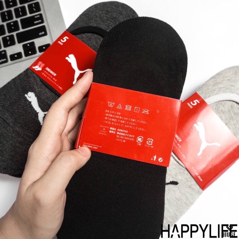 Combo 5 đôi tất lười nam nữ cao cấp,100% cotton chống hôi chân, kháng khuẩn