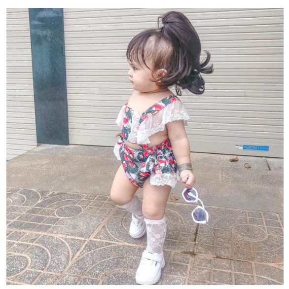 Ngoạm tóc giả cực xinh cho bé