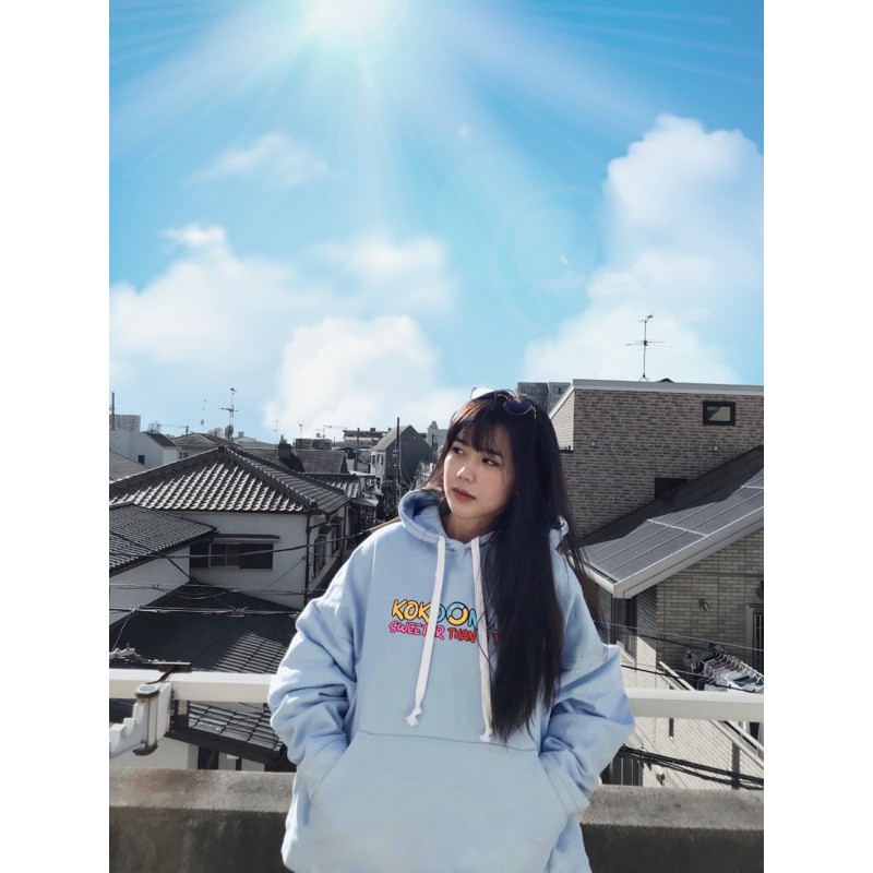 Áo Hoodie Donuts / Oversize vải chân cua dày dặn / Tặng kèm ví KOKDonuts và stickers