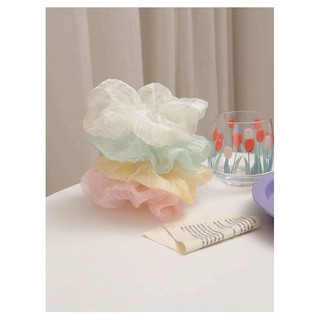 🕸Chun cột tóc scrunchies voan mỏng nhẹ