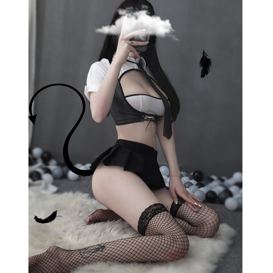 Đồ ngủ Liền thân kèm bao tay TuTu L003