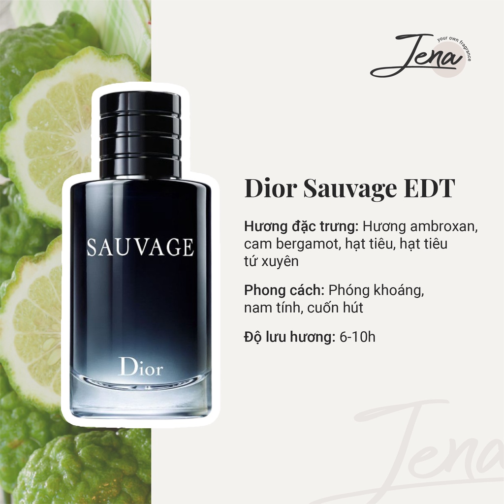 Nước Hoa Nam Sauvage Chai 10ml - Nam Tính, Quyến Rũ | BigBuy360 - bigbuy360.vn