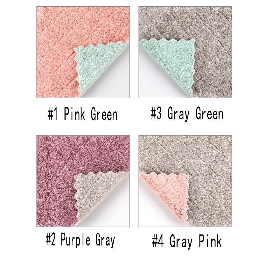 Khăn vi sợi siêu thấm hút dùng lau dọn đồ dùng tiện dụng cho nhà bếp