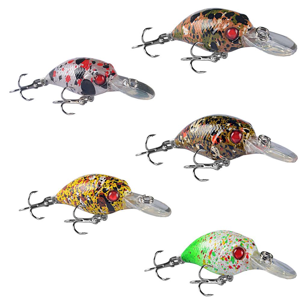 1 Mồi Câu Cá Giả Bằng Nhựa Cứng 4.5cm 3g