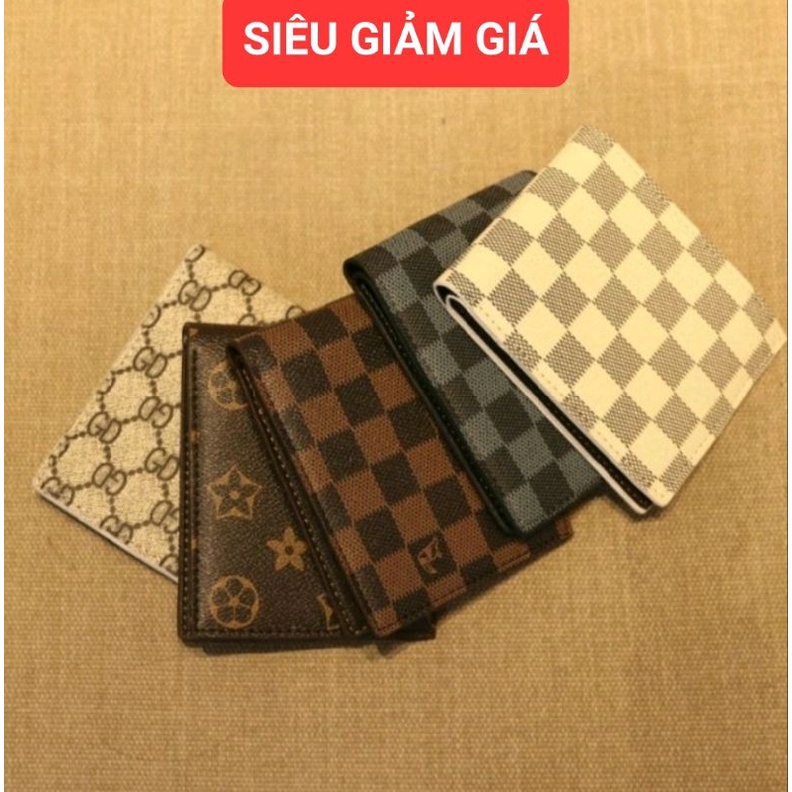 ví da nam kẻ Caro Thời Trang  Trẻ Trung Lịch Lãm