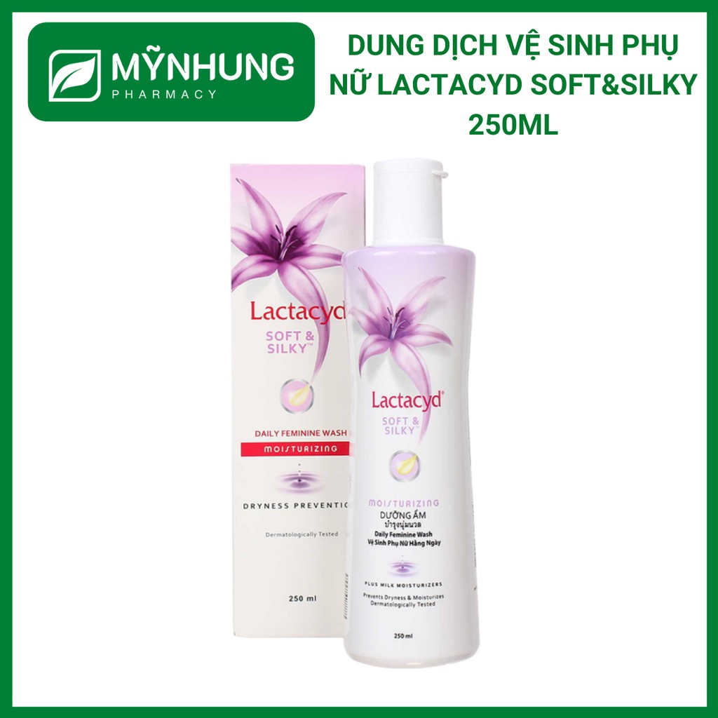 DUNG DỊCH VỆ SINH PHỤ NỮ LACTACYD SOFT &amp; SILKY 250ML