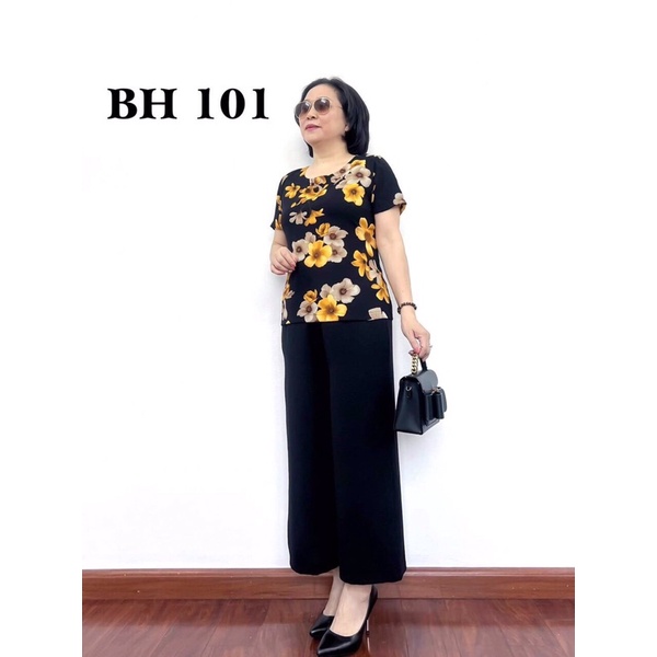 BỘ ĐỒ TRUNG NIÊN CHO BÀ CHO MẸ _CHẤT LỤA HÀN CHÂU CAO CẤP SANG TRỌNG