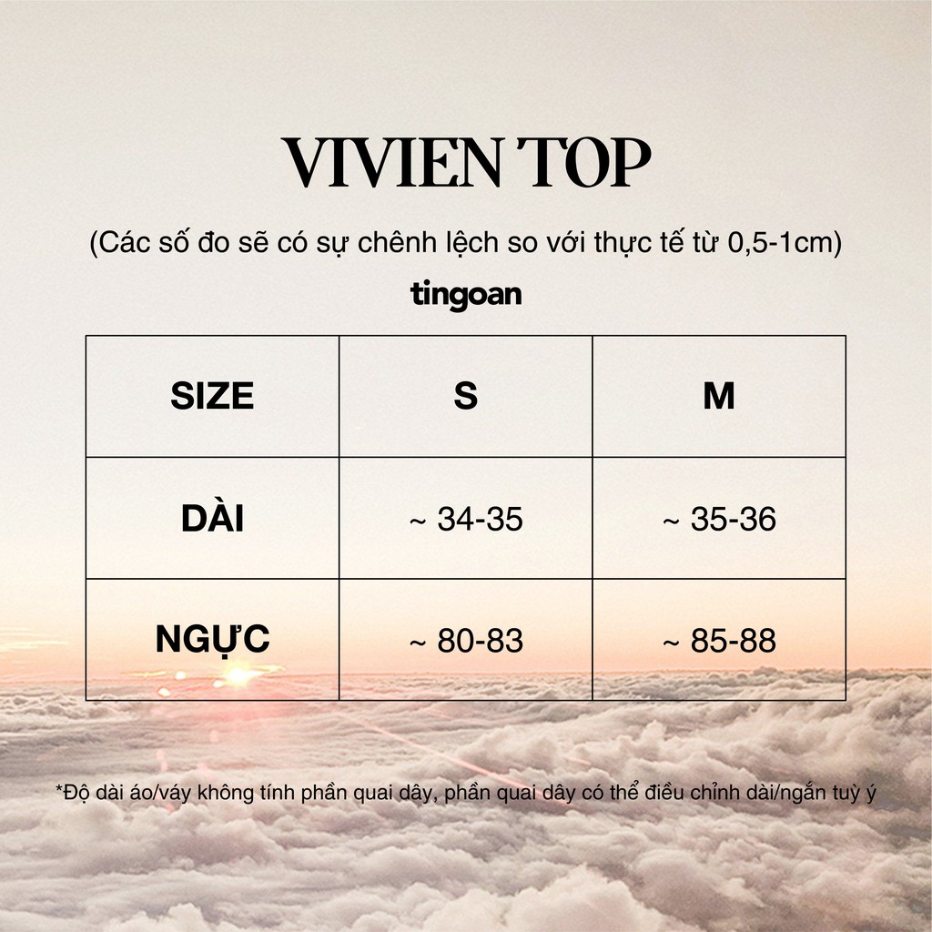 TINGOAN® - Áo hai dây gấm khoét lưng tím VIVIEN TOP/PP