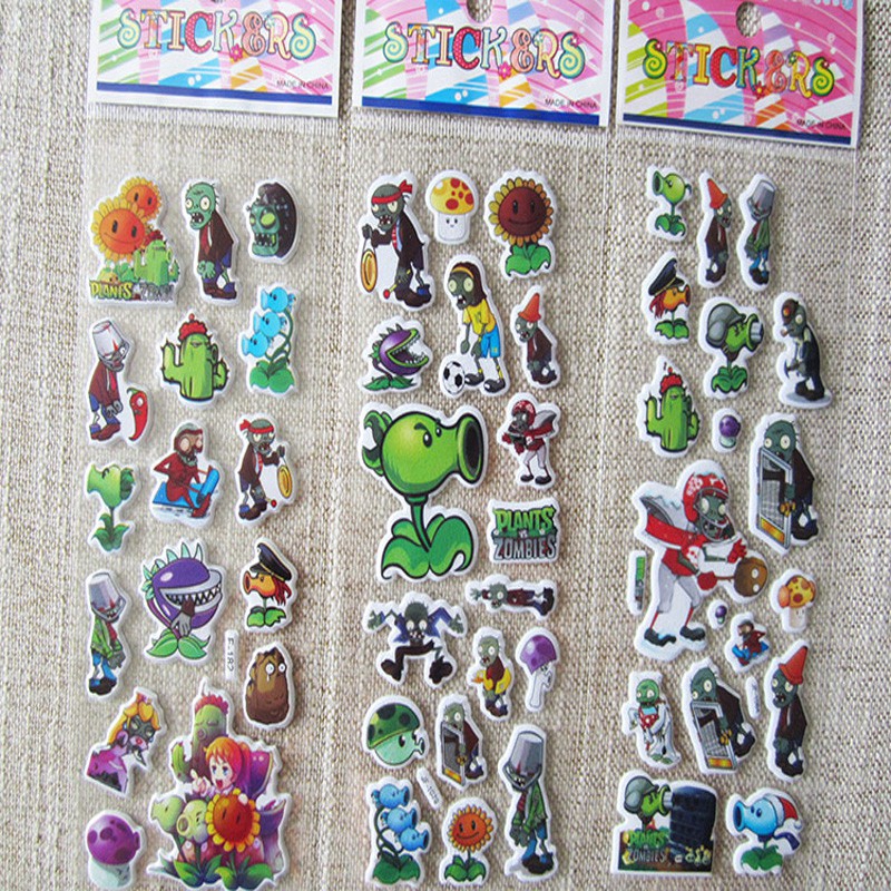 Set Sticker Dán Trang Trí Hình Game Plant Vs Zoombies | BigBuy360 - bigbuy360.vn