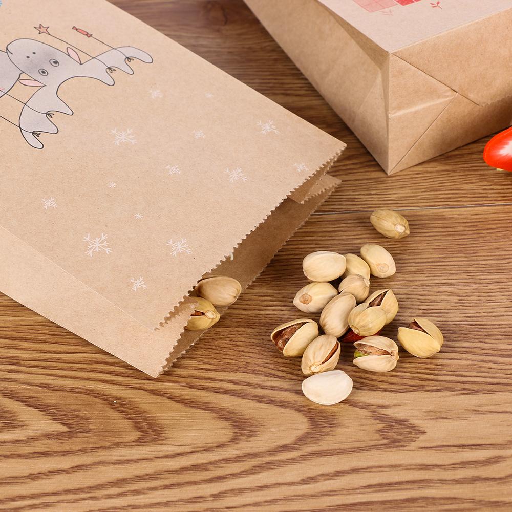 Bộ 12 Túi Giấy Đựng Quà Giáng Sinh Xinh Xắn