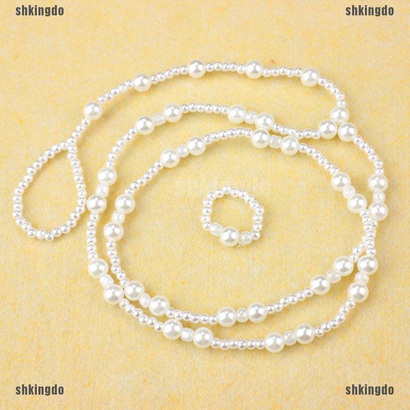 THINH Vòng đeo chân ngọc trai