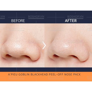 Mặt Nạ Dạng Lột Apieu Goblin Blackhead Peel-Off Nose Pack