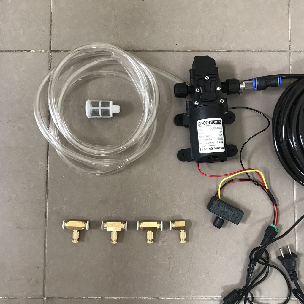 máy bơm tăng áp phun sương làm mát không khí,tưới lan