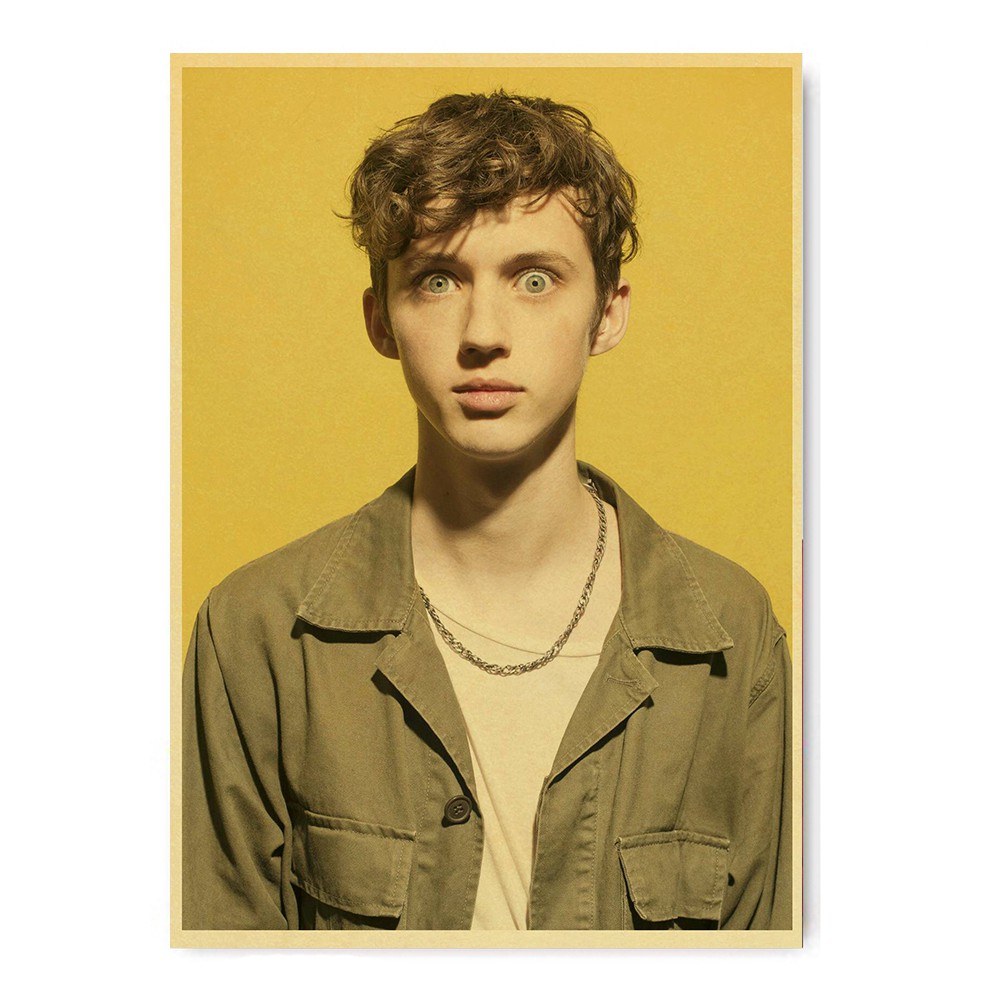 Poster Treo Tường Trang Trí Nội Thất In Chữ Tell Me Why singer Troye Sivan