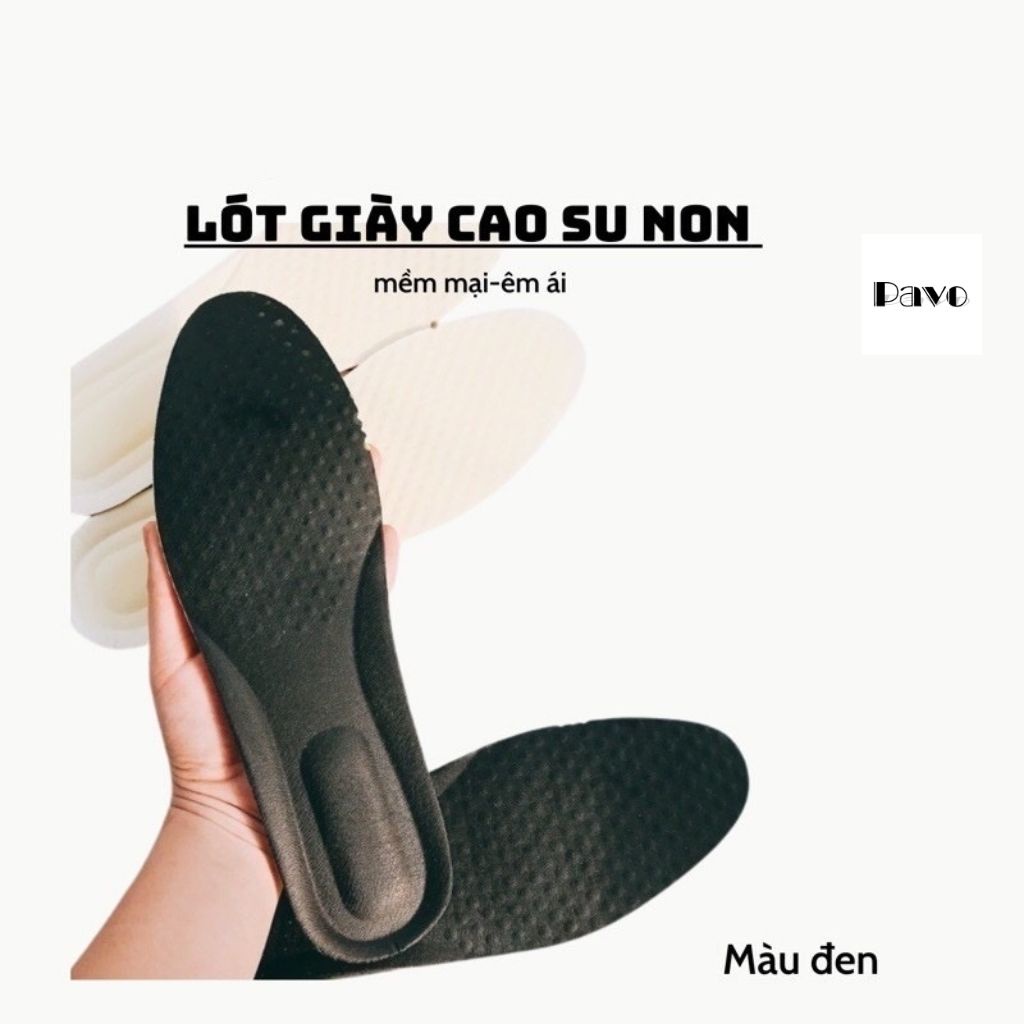 Lót giày thể thao,lót giầy sneaker chất liệu cao su non mềm êm chân đủ size