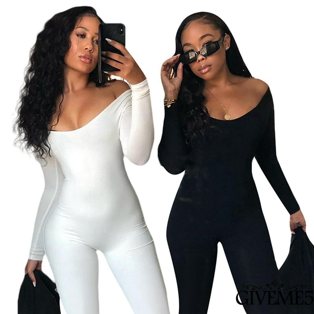 Áo liền quần Nữ Tay Dài Thời Trang Quyến Rũ