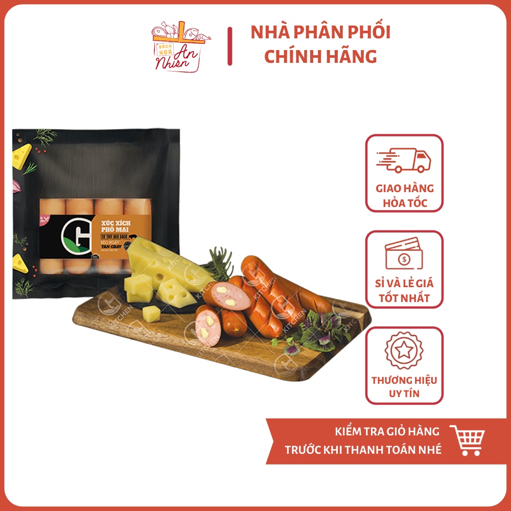 Xúc xích phô mai G Kitchen gói 200g/500g