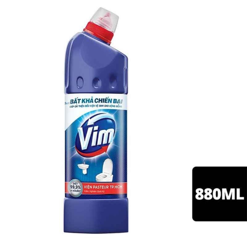 Vim tẩy bồn cầu 880g / 450g xanh biển