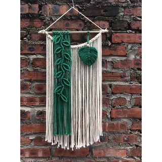 Mành macrame phối xanh siêu xinh