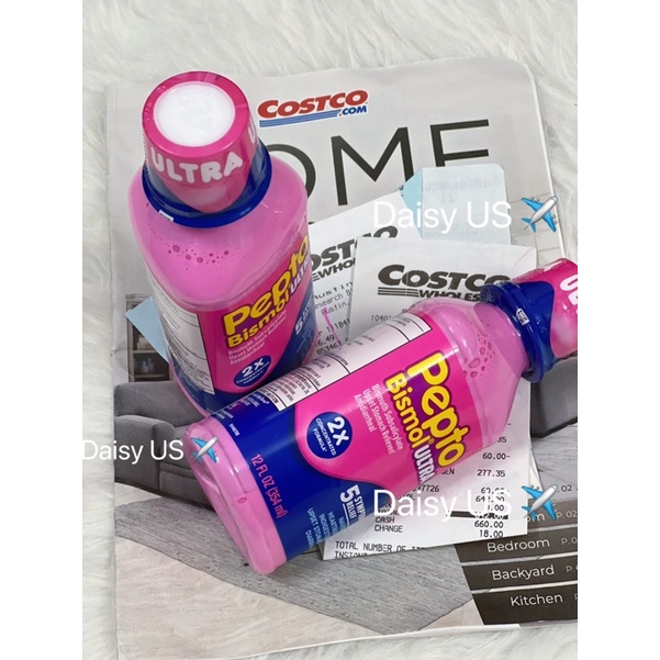 Bill Mỹ Air - Siro Hỗ Trợ Tiêu Hoá Dạ Dày Pepto Bismol Ultra Chai 354ml