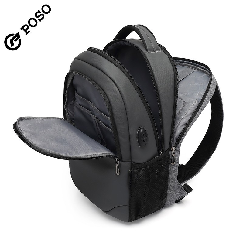 Balo laptop chính hãng Poso PS625 Balo đựng laptop 15.6 inch hàng hiệu thiết kế thời trang giá rẻ