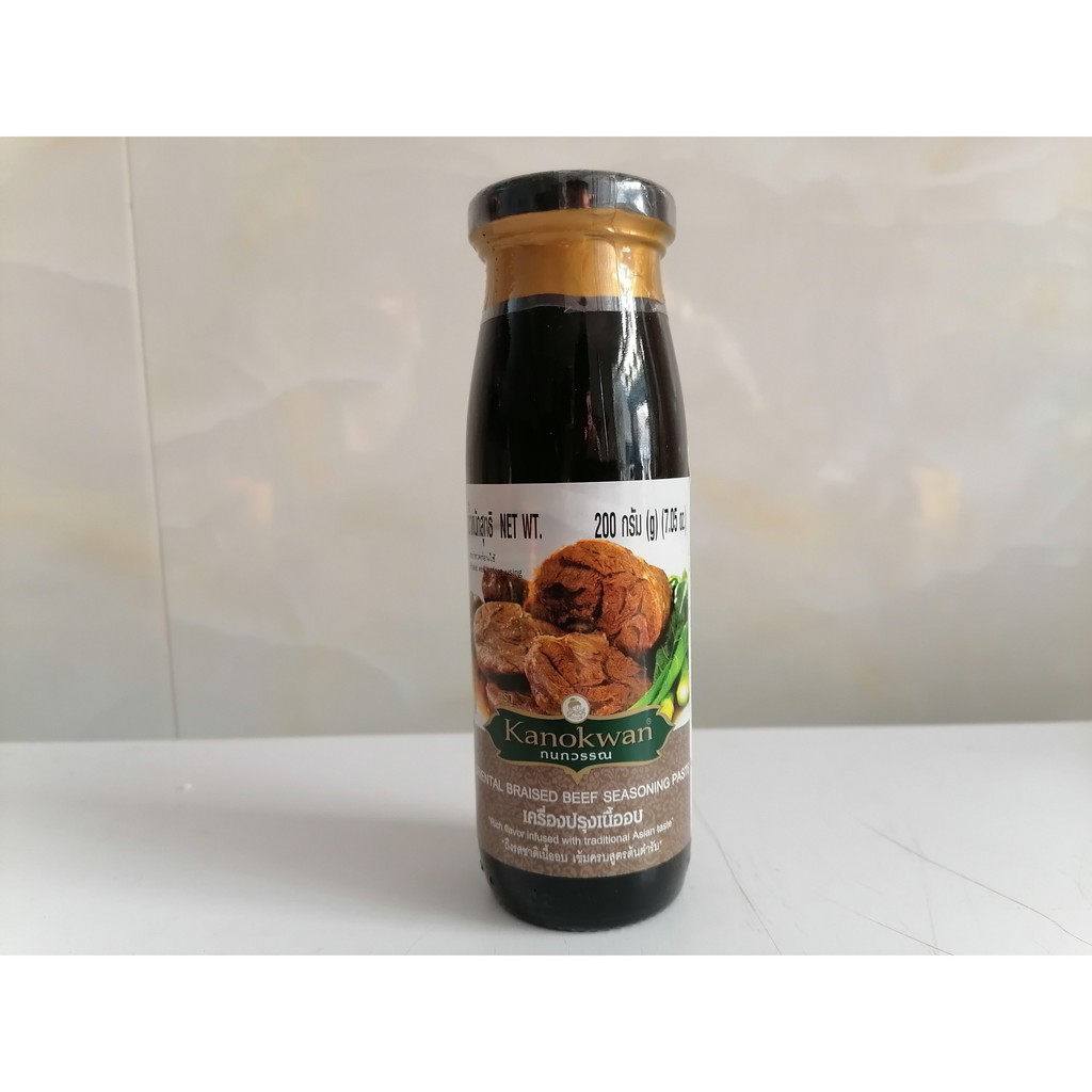 [200g - BÒ] Xốt gia vị bò hầm Phương Đông [Thailand] KANOKWAN Orental Braised Seasoning Paste (halal) (bph-hk)