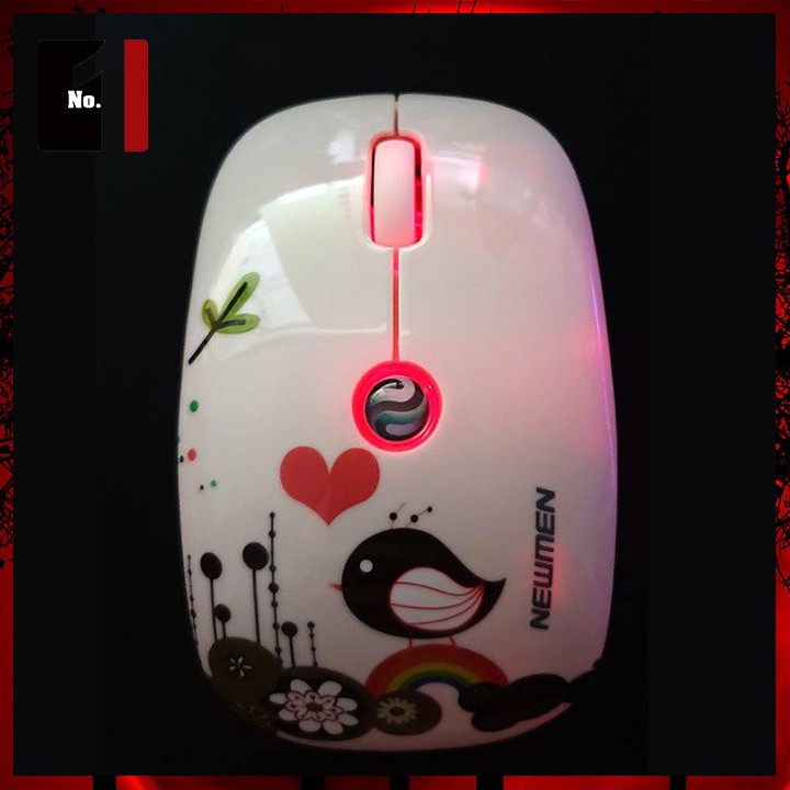 Chuột Máy Vi Tính Không Dây Newmen F201 Mouse Chuột Văn Phòng Game Thủ Laptop Pc