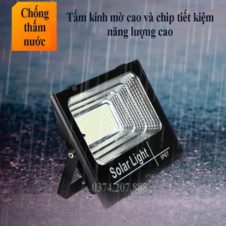 Đèn led pha năng lượng mặt trời 100w BABA [Den Nang Luong Mat Troi]