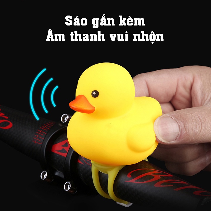 [Loại 1] Vịt đội mũ gắn xe (không quạt) có đèn - VNET