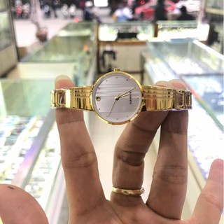 Đồng hồ nữ SUNRISE 9925SA full hộp thẻ chính hãng, Kính Sapphire chống xước và chống nước