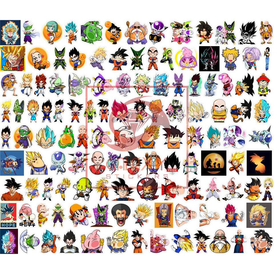 Sticker không thấm nước dragon ball