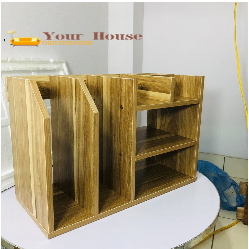 Kệ Sách Để Bàn, Kệ Hồ Sơ Để Bàn Gỗ MDF - YOUR HOUSE