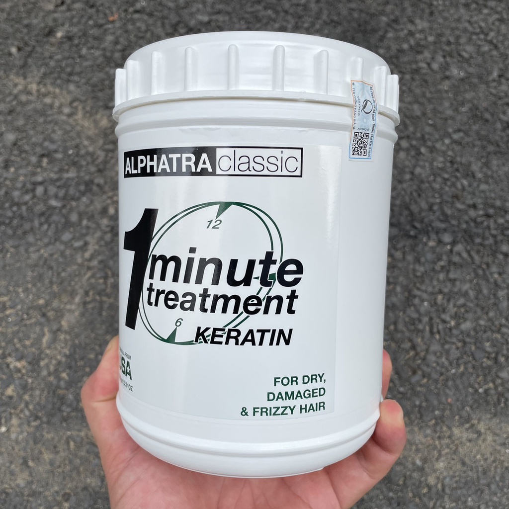 🇺🇸 Kem ủ 1 phút One Minute Treatment Alphatra ( Usa ) 500ml abc