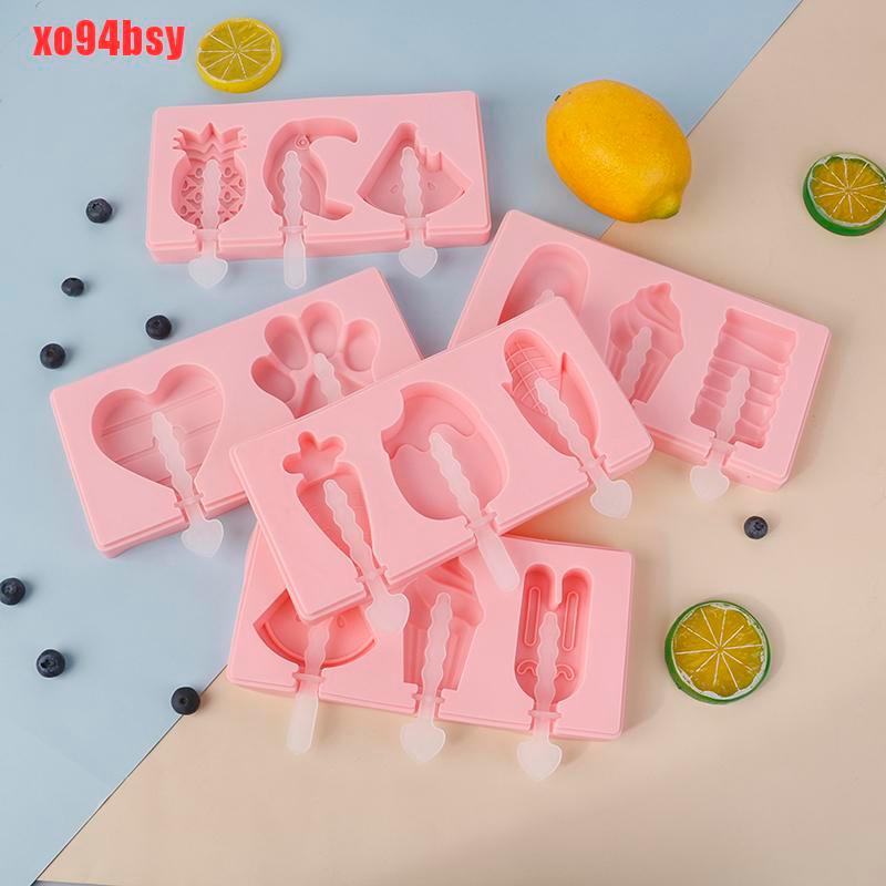 Khuôn Làm Kem Que Chất Liệu Silicone Diy Xo94Bsy