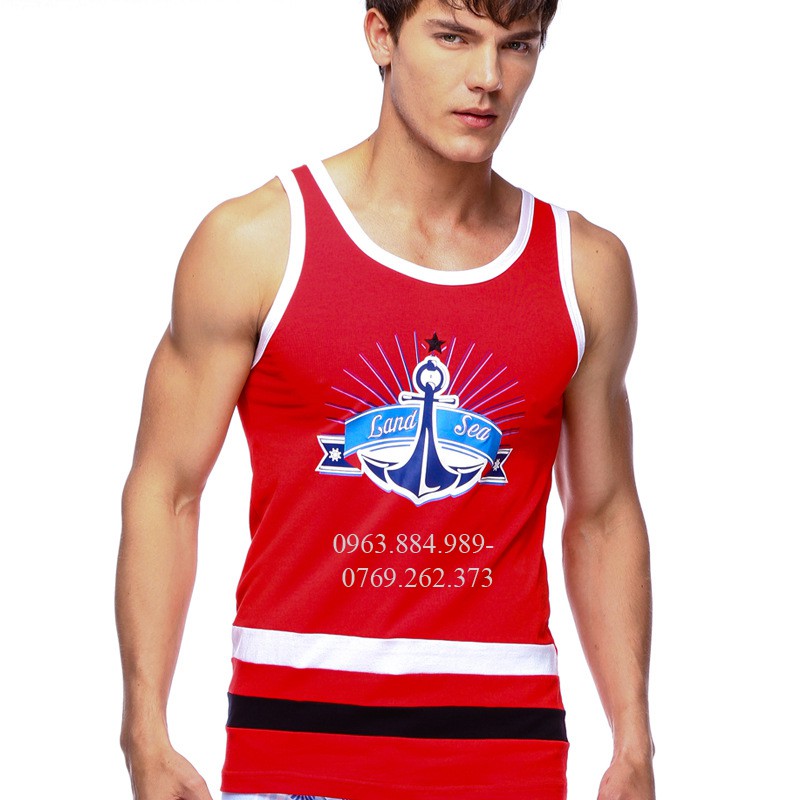 Áo ba lỗ Booy.21 chất cotton đẹp cho aanhem choi thể thao, tập gym ( Ảnh, video shop chụp )