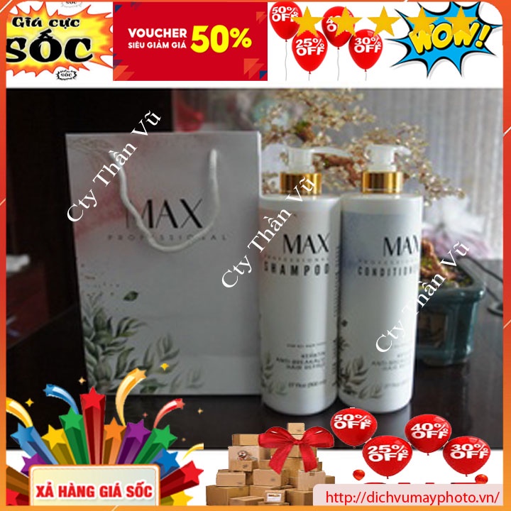 Dầu Gội Xả Max Tokyo Phục Hồi Tóc Hư Tổn Kích Thích Mọc Tóc kholinhkienmayin