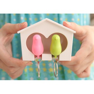 Để móc khóa bird house