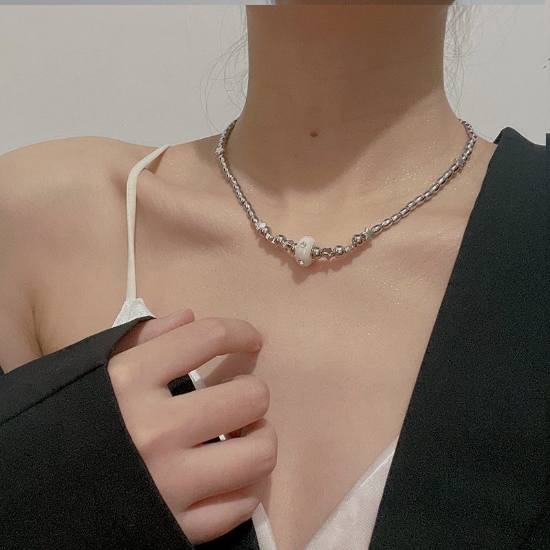 Vòng cổ Bằng Thép Titan Cao Cấp Phong Cách hip hop