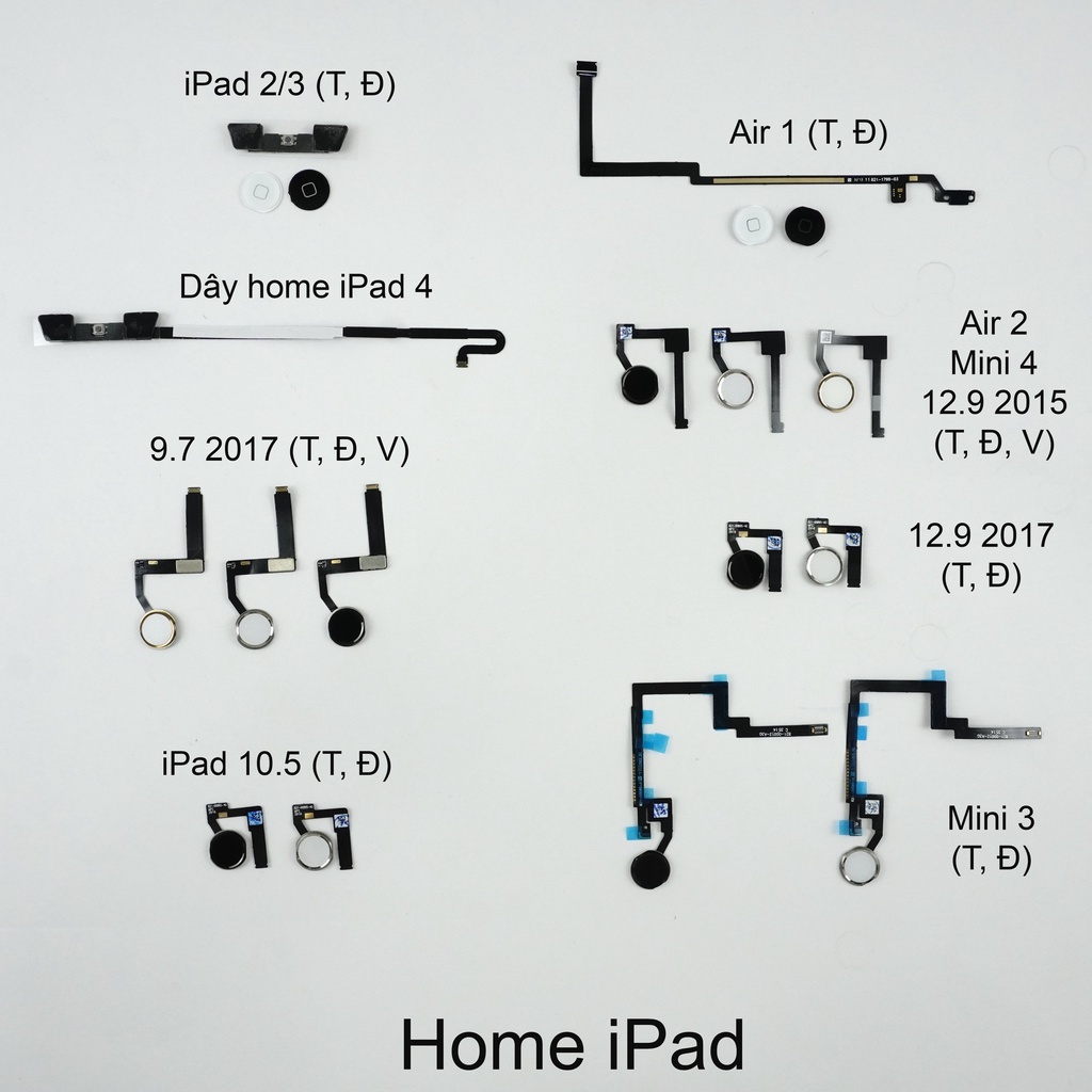 Dây nút home iPad (các loại)