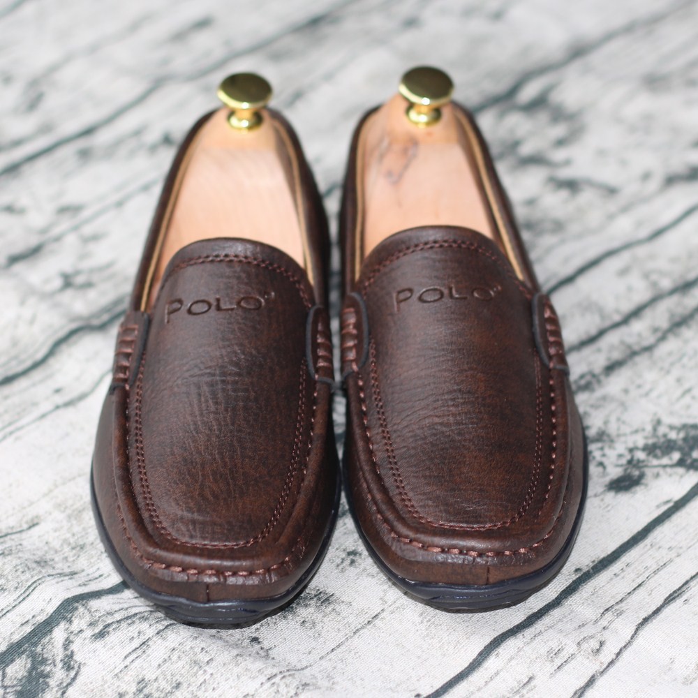 Giày Lười Nam Plo Màu Nâu | BigBuy360 - bigbuy360.vn