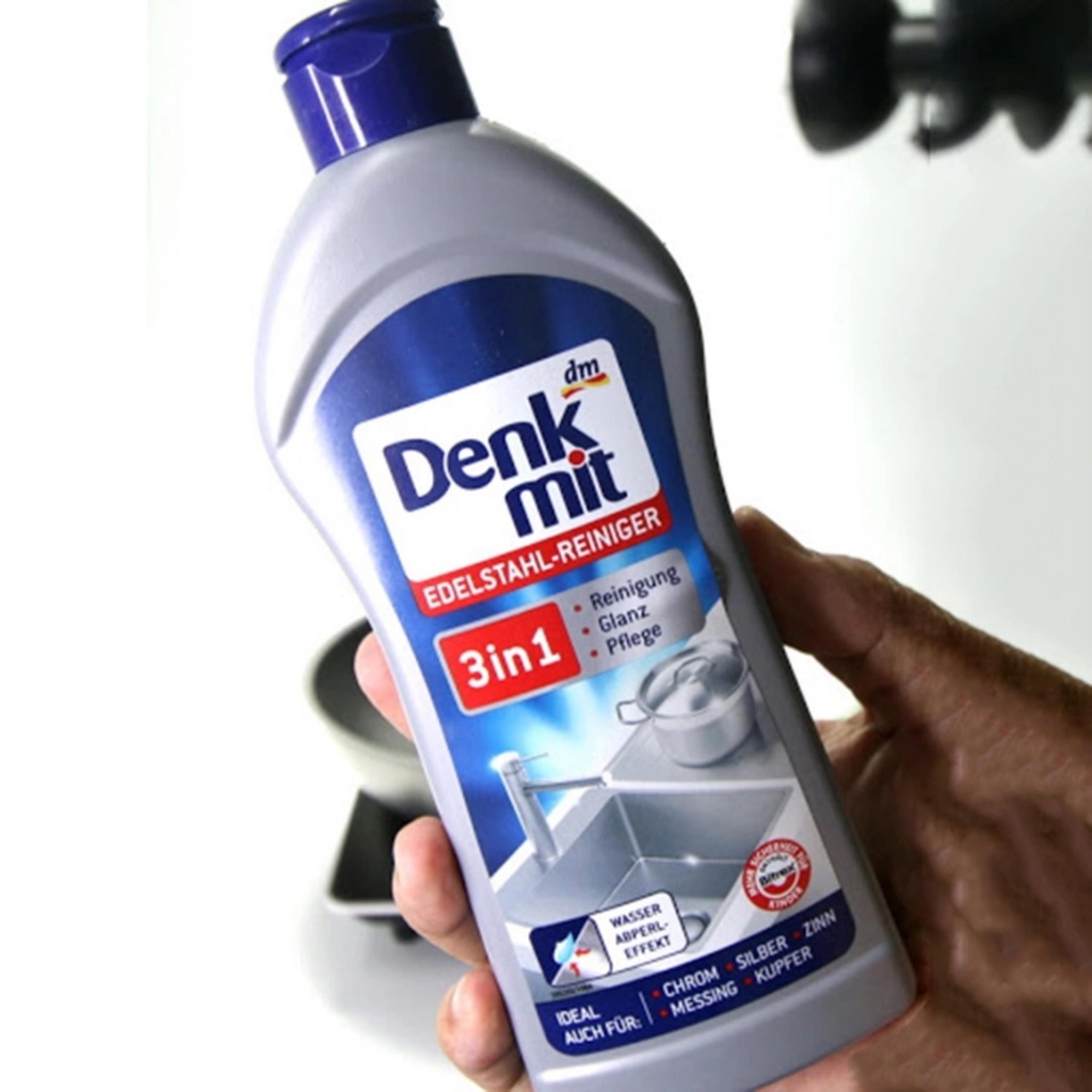 Dung dịch tẩy rửa inox Denkmit 3 in 1 300ml