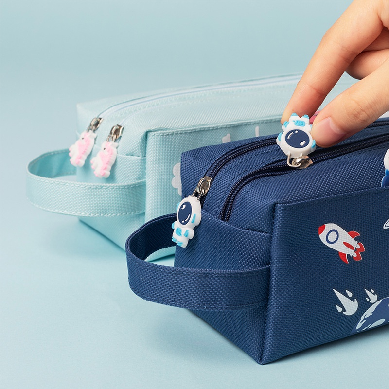 Large capacity pencil case ins Japanese pencil case Korean version cartoon boys and girls junior high school students pencil case