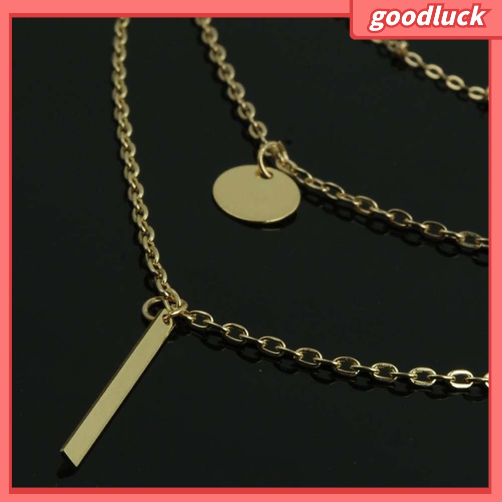 Dây chuyền thiết kế 3 lớp thanh lịch dễ phối đồ