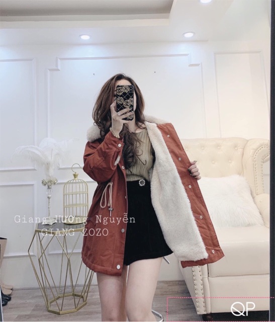 Áo parka lót lông combo