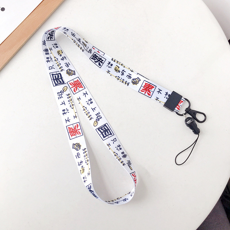 Dây Đeo Điện Thoại Họa Tiết Hoạt Hình Nhiều Màu Sắc Xinh Xắn