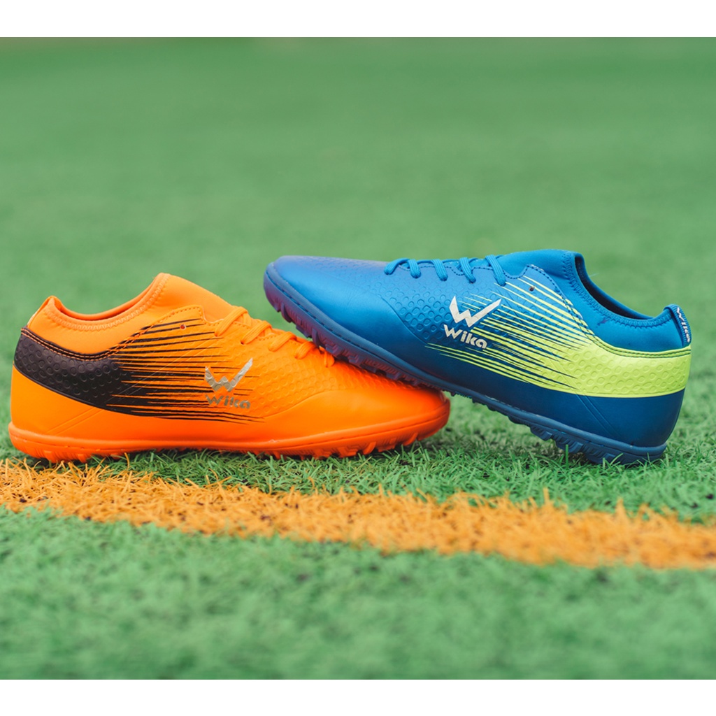 Giày Bóng Đá Nam Wika Flash Sân Cỏ Nhân Tạo Chính Hãng Chất Da Chống Bong Mềm Dẻo Khi Đi Không Đau Ôm Chân Bảo Vệ Gót