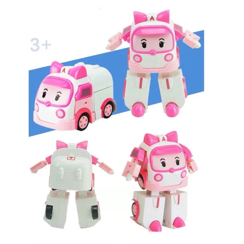 Bộ mô hình đội xe cứu hộ - Xe Cứu Hộ Robocar Poli