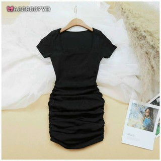 Đầm body cổ U bigsize
