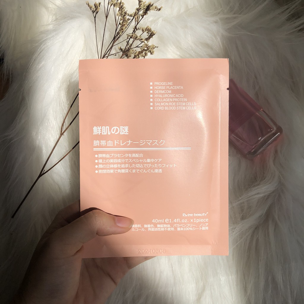 Mặt Nạ Nhau Thai Cừu Tế Bào Gốc Nhật Bản Phục Hồi Da, Dưỡng Da, Cấp Ẩm Và Bổ Sung Collagen Cho Da | BigBuy360 - bigbuy360.vn