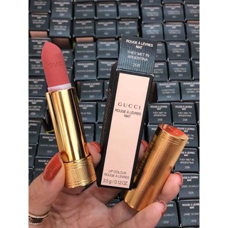 Son Gucci Matte Màu 208 They Met in Argentina ( Hồng cam đất )